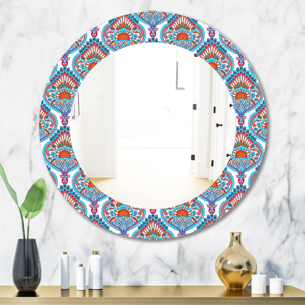 East Urban Home Damask Wall Mirror Wayfair
